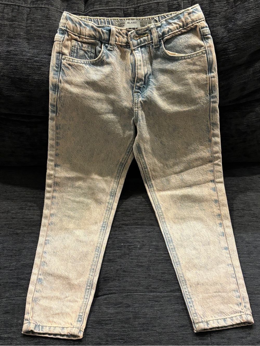 Denim&Co Light Blue Kids Relaxed Jeans